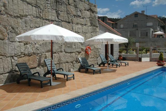 Hotel Linares Poio Esterno foto